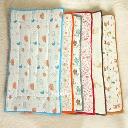 Fabrify Baby Muslin Cotton Super Soft Mattress Spread Sheet,Godadi, Quilt (Pack of 2) (Multi- Random Design)-14