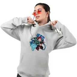RHINO CULT Women Embroidered Hooded Sweatshirt-picture-16