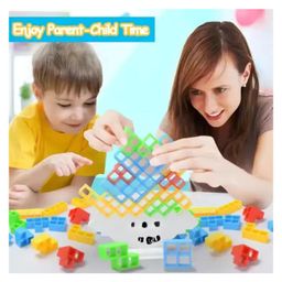 Zyamalox Tetra Tower: A Strategic Puzzle games for kids of Stacking Blocks family games to Build the Tallest Tower and Conquer games Challenges image 2