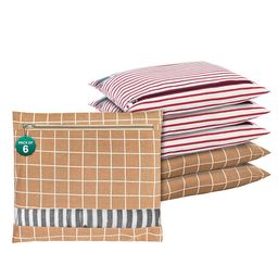 Kuber Industries Brown Set of 6 Regular Drawer Organiser Organisers-14