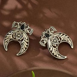 Fabindia Contemporary Brass Studs Earrings-image-0