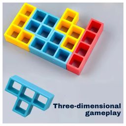 Zyamalox Tetra Tower: A Strategic Puzzle games for kids of Stacking Blocks family games to Build the Tallest Tower and Conquer games Challenges image 4