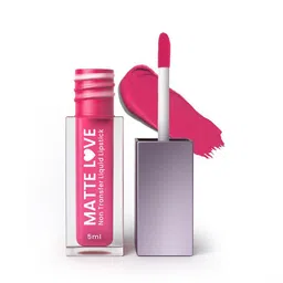 Hilary Rhoda Matte Love Non-Transfer Water-Proof Liquid Lipstick - 5ml - My Magenta 14-picture-16