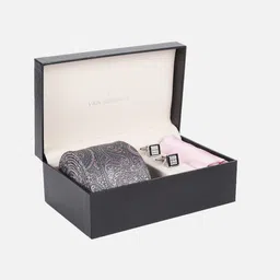 Van Heusen Men Tie Pocket Square And Cufflink-image-70