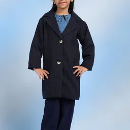 The Tribe Kids Girls Single-Breasted Overcoat-image-51