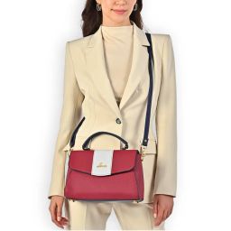 Lavie Womens Red Nicky Colorblock Flap Sling Bag (L)-picture-17