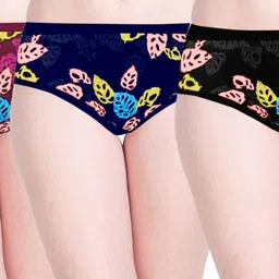 FiveFlag Mid-Rise Cotton Blend Briefs-image-48