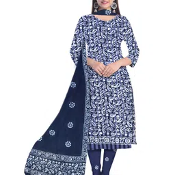 Farooq Dyeing Abstract Printed Pure Cotton Unstitched Dress Material-picture-27