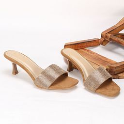 STARTOES Embellished Party Block Sandals-6