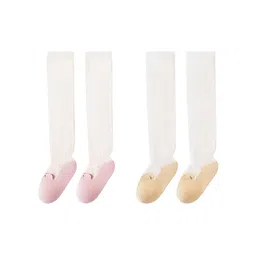 SYGA Kids Pack Of 2 Patterned Above Knee- Length Cotton Socks-81