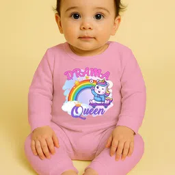 The Peppy Tend Kids Printed Pure Cotton Long Sleeves Romper-image-91