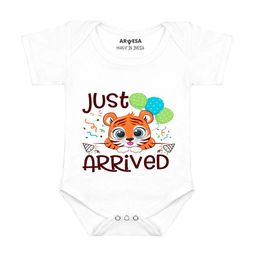 Arvesa Infants Printed Short Sleeve Bodysuit-image-45