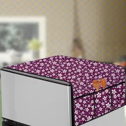 The Furnishing Tree Purple Plastic Refrigerator Cover-picture-15