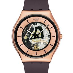 Swatch Unisex Skeleton Dial & Straps Analogue Watch SS07G107-22