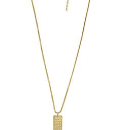 MEMOIR Gold-Plated Square Pendants with Chains image 2