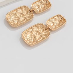 StyleCast x Revolte Gold-Plated Geometric Shaped Drop Earrings-56