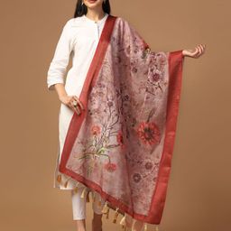 Kaizen TEXO FAB Ethnic Motifs Printed Dupatta image 1
