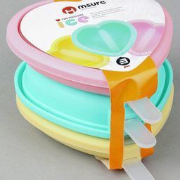 Silicone Ice Moulds Pack of 3 -  Pink Blue Peach-25