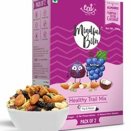 Eat Anytime Healthy Trail Mix with Figs & Raisins Pack of 2 - 100 grams each-12