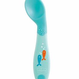 Chicco First Spoon Fish Print - Blue-20