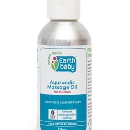 earthBaby Ayurvedic Baby Massage Oil, Certified 100% Natural origin - 100 ml-image-5