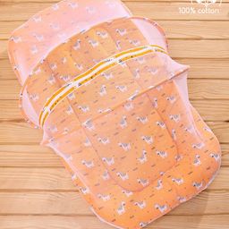 Babyhug Mosquito Mattress Set - Orange-21