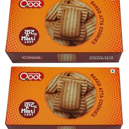 Qoot Atta Cookies Pack of 2 - 200 gm Each-picture-22