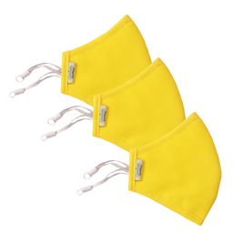 Advind Healthcare Smog Guard N95 Mask Without Valve Small Pack of 3 - Yellow-12