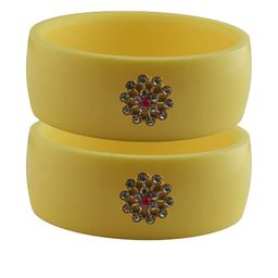 Vidhya Kangan Women Beige Bangle-image-3