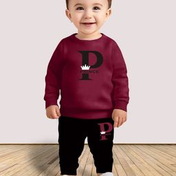 MRS NATURAL Kids Printed Round Neck Sweatshirt With Jogger-image-96