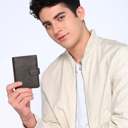 Sassora Unisex Leather Two Fold Wallet-55