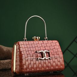 DressBerry Embellished Box Clutch-30