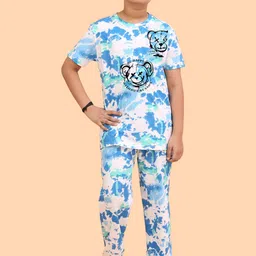Ninos Dreams Boys Printed Pure Cotton Night Suit-picture-30