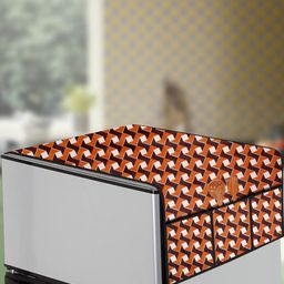 The Furnishing Tree Orange Plastic Refrigerator Cover-image-61
