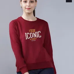 REYA Women Pack of 2 Alphanumeric Printed Sweatshirt-picture-22