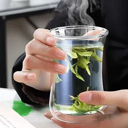 Baskety Transparent Solid Glass Glossy Cups Set of Cups and Mugs image 3