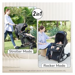 R For Rabbit Rock N Roll Stroller - Blue image 2