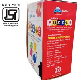 FunBlast Alphabet and Number Jigsaw Puzzles Set of 3 - 72 Pieces image 2