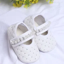 COCO CANDY Girls Silver Stone Sequence Booties-image-82