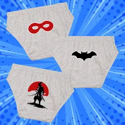 NUSYL Boys Pack Of 3 Printed Mid Rise Basic Briefs - NUBCBRFPO3.0169-image-98