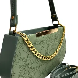 SKORPIO PU Structured Sling Bag with Tasselled image 4