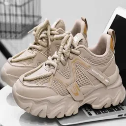 TIGONIS Men Tan Mesh Casual Shoes-image-1