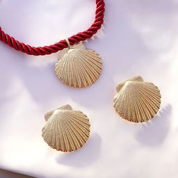SOHI The Seashell Gold Plated Jewellery Set-image-35