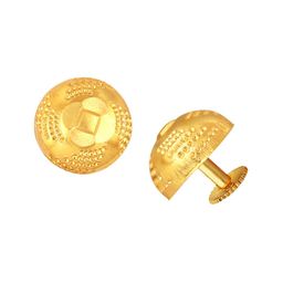 DIVASTRI Gold-Plated Circular Shaped Studs image 3