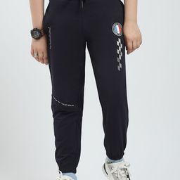 Monte Carlo Boy Printed Mid Rise Regular FitJoggers-4