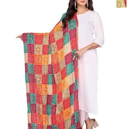 Moda Rapido Selection Of 2 Bandhani Printed Dupatta-picture-2