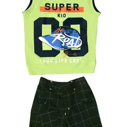 ZADMUS Boys Printed Round Neck Pure Cotton T-Shirt With Shorts-picture-43