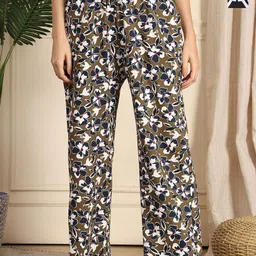 TAG 7 Pack Of 2 Printed Cotton Mid-Rise Lounge Pants-image-104