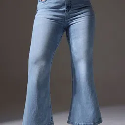 Miss Chase A+ Women Bootcut High-Rise Heavy Fade Stretchable Jeans-image-69