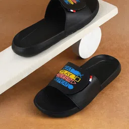 PERY PAO Men Printed Sliders-image-82